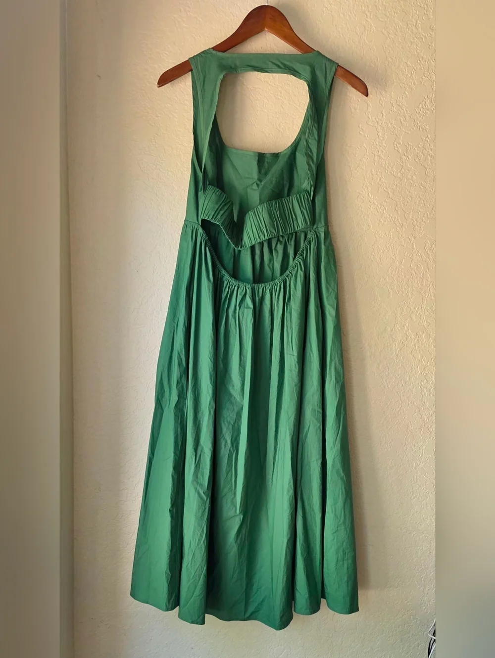 Anthropologie O.P.T Mariabella Sleeveless Cut Out Green Maxi Dress - Picture 2 of 6